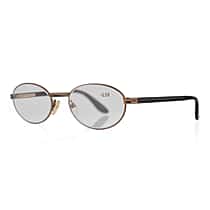 Designer Closeout - VALENTINO Oval Unisex Readers (Power 2.0 D) - Bronze