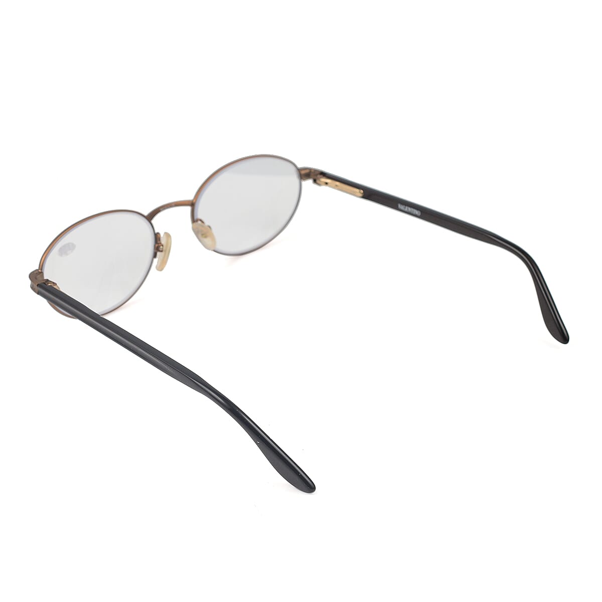 Designer Closeout - VALENTINO Oval Unisex Readers (Power 2.0 D) - Bronze