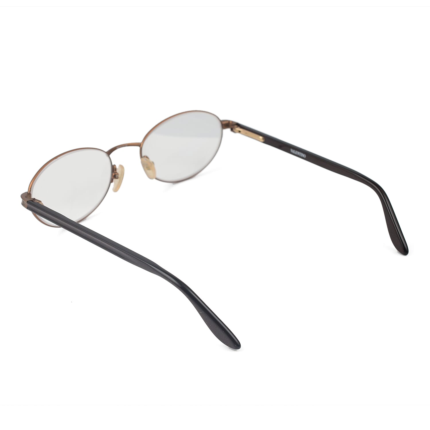 Designer Closeout - VALENTINO Oval Unisex Readers (Power 3.0 D) - Bronze