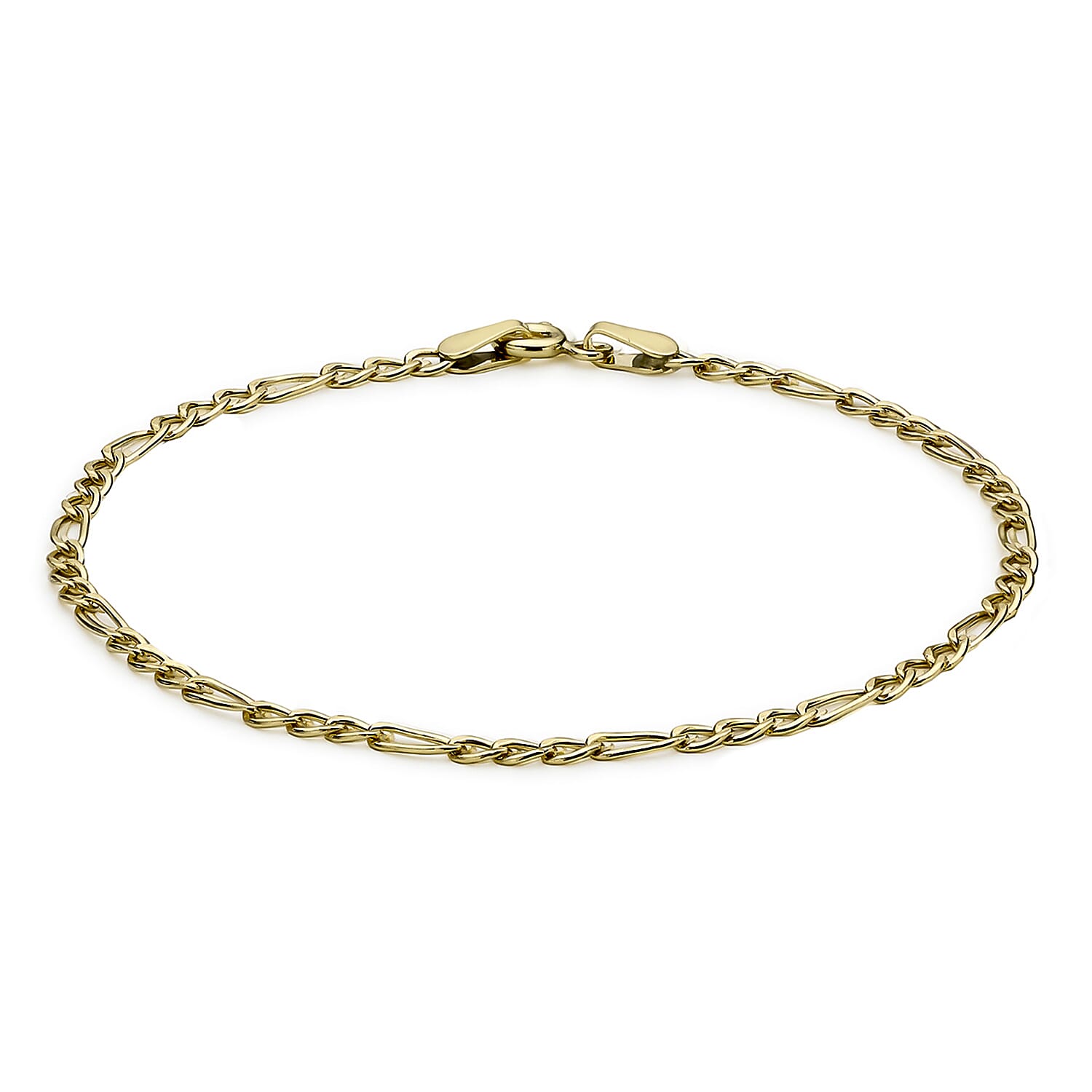 9K Yellow Gold  Bracelet (Size - 7.5),  Gold Wt. 0.81 Gms