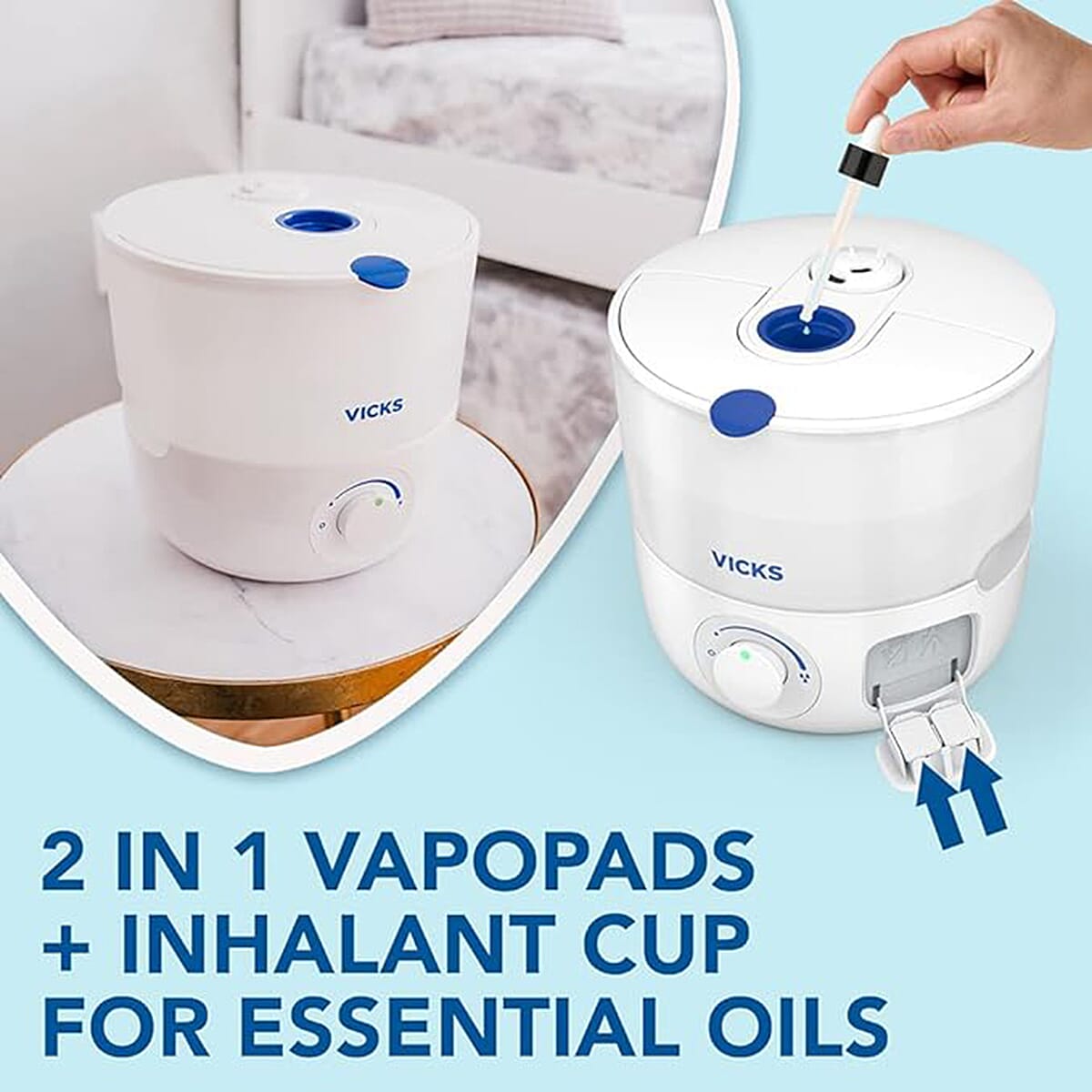Vicks Top Fill Cool Mist Ultrasonic Humidifier