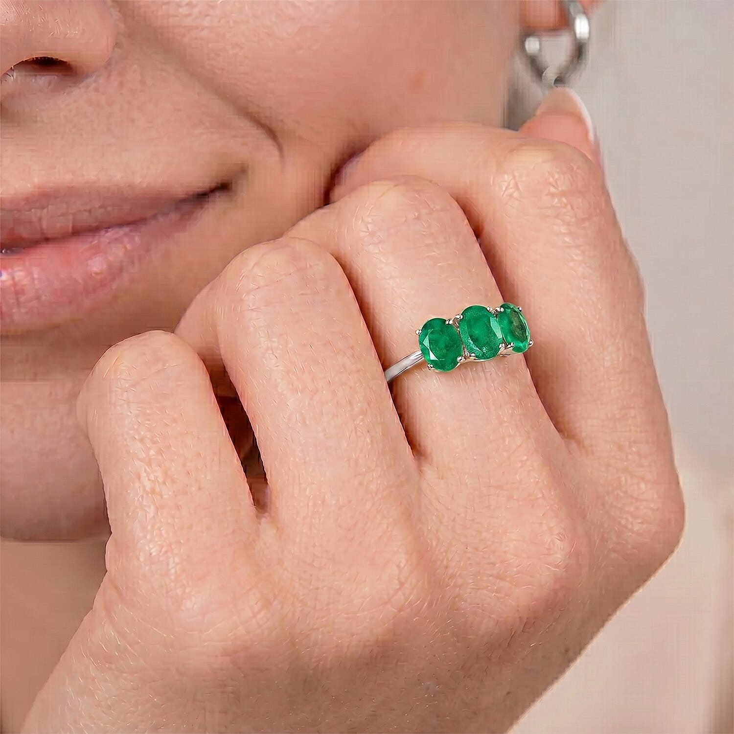 Trilogy Ring in Sterling Silver