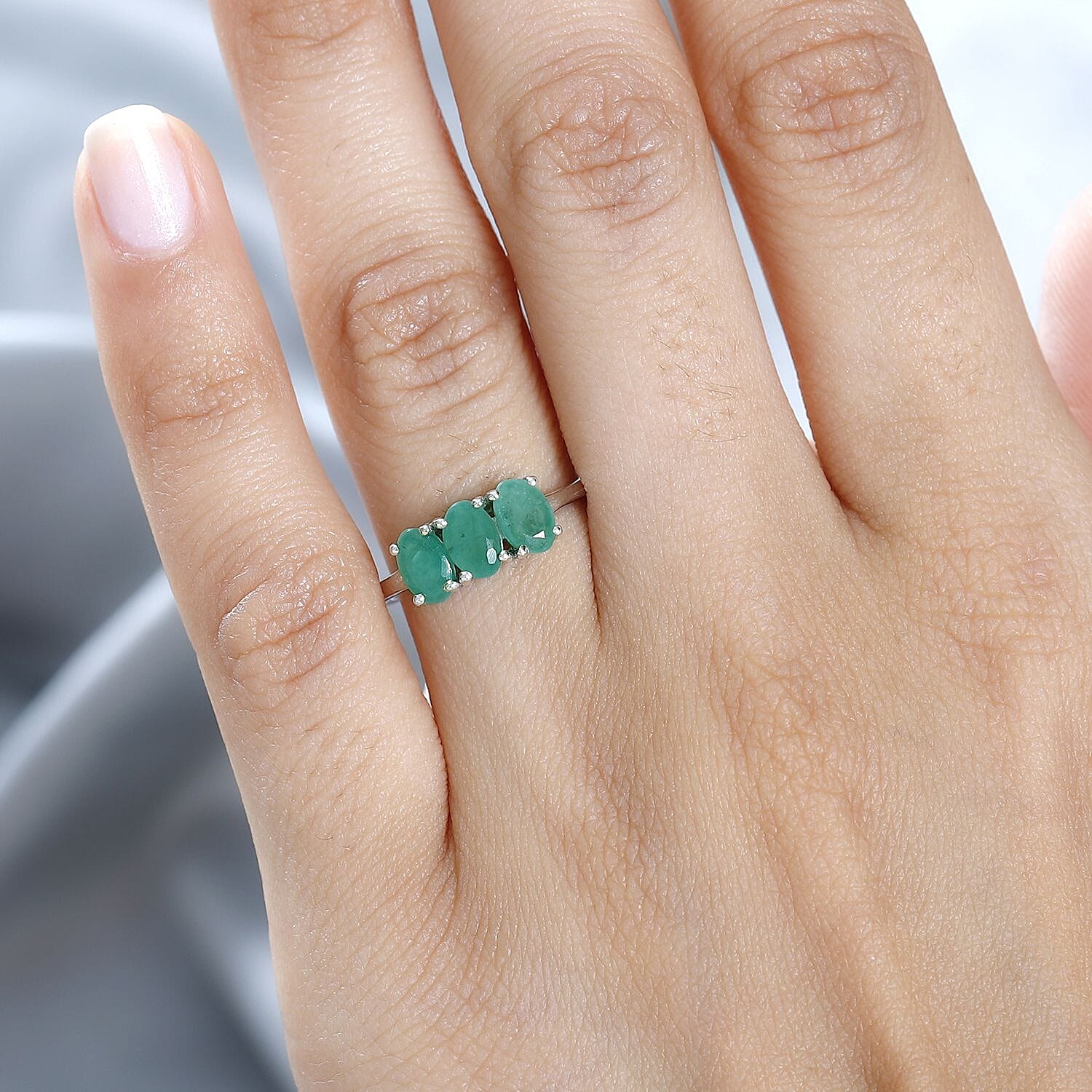 Trilogy Ring in Sterling Silver