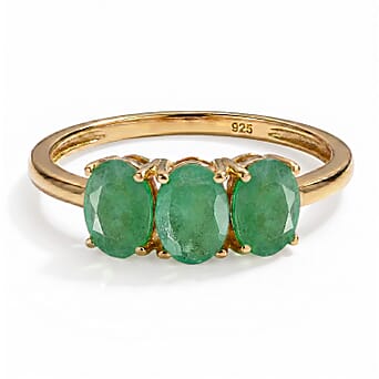https://tjcuk.sirv.com/Products/77/0/7706529/Socoto-Emerald-3-Stone-Ring-in-18K-Vermeil-Yellow-Gold-Over-Sterling-S_7706529.jpg?w=342&h=342