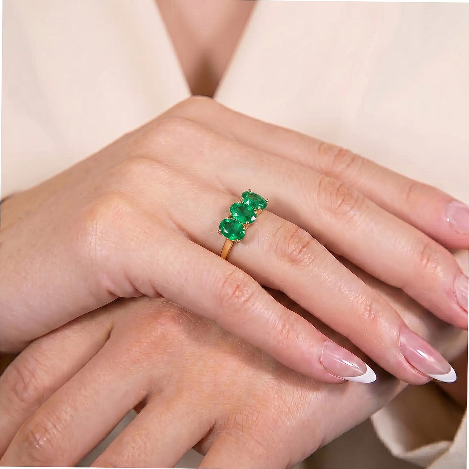 Trilogy Ring in Sterling Silver