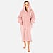 Sherpa Lined Long Length Hoodie - Pink