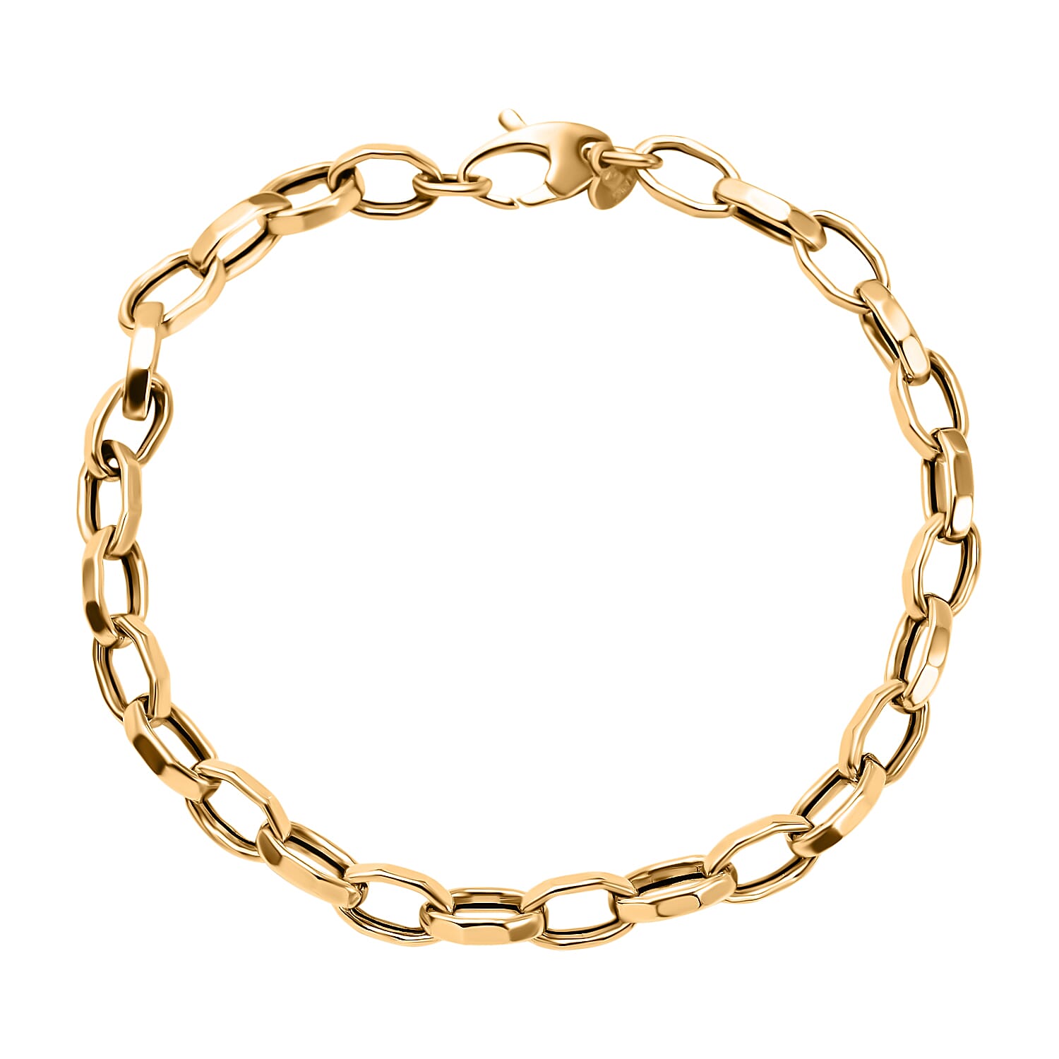 Maestro Collection - 9K Yellow Gold Rolo Bracelet (Size - 7.5).Gold wt 3.01 Gms