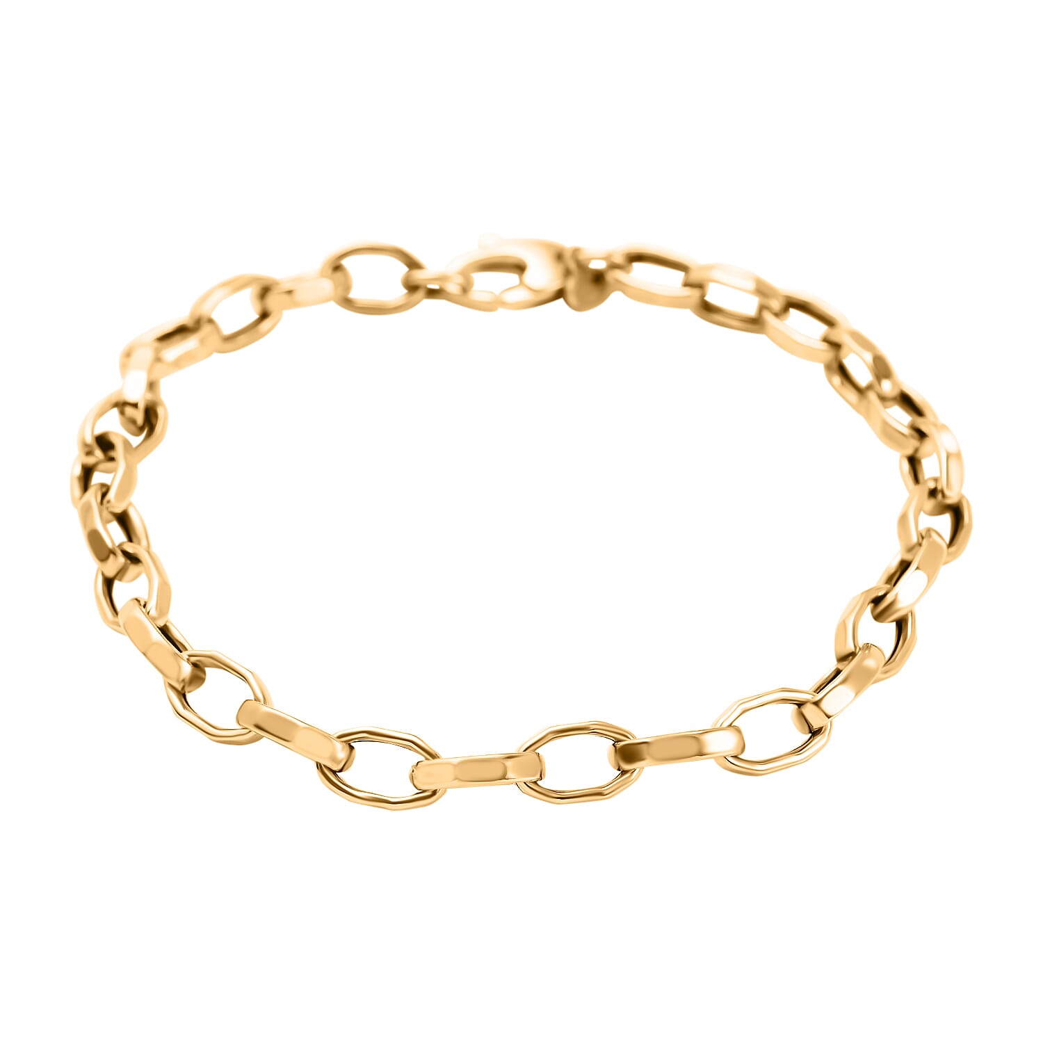 Maestro Collection - 9K Yellow Gold Rolo Bracelet (Size - 7.5).Gold wt 3.01 Gms