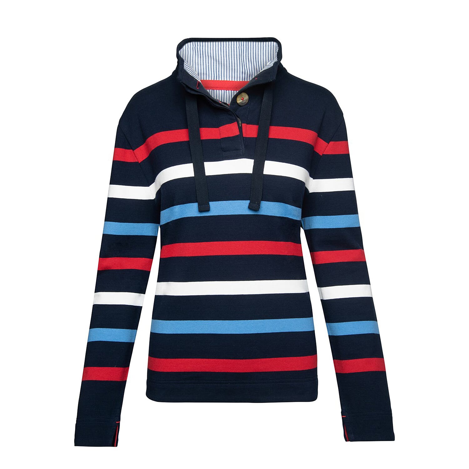 Cotton Sweat Shirt - Red and Multi