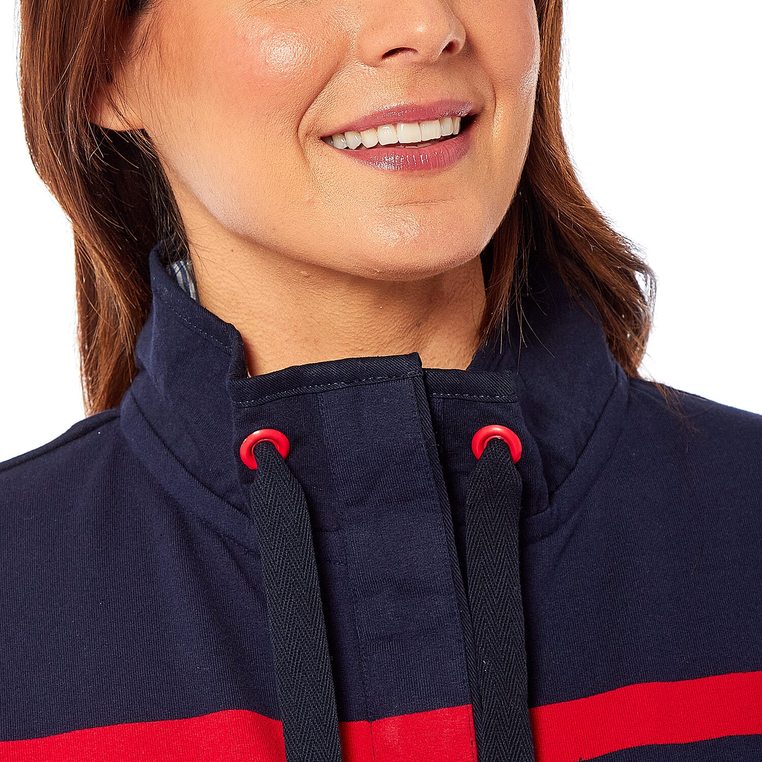 Cotton Sweat Shirt - Red and Multi