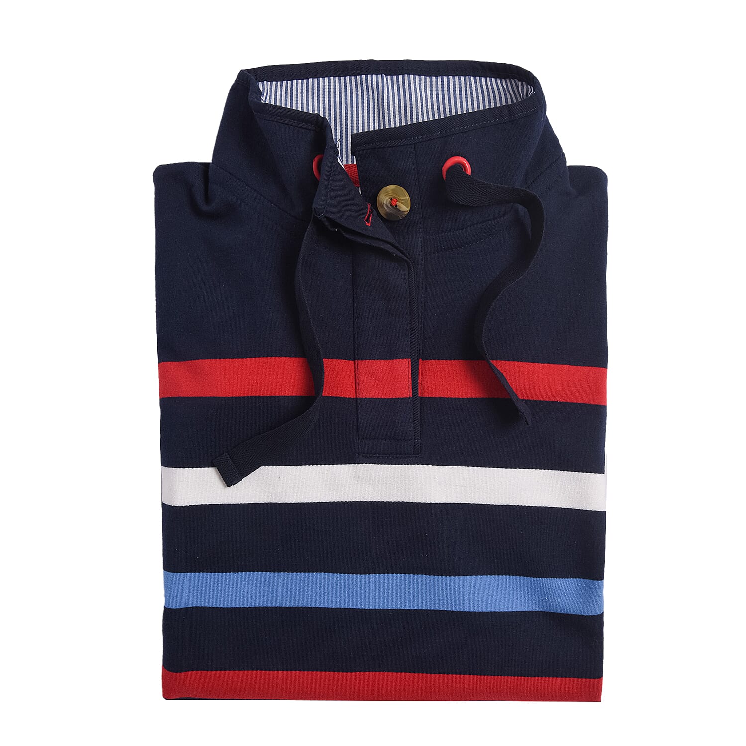 Cotton Sweat Shirt - Red and Multi