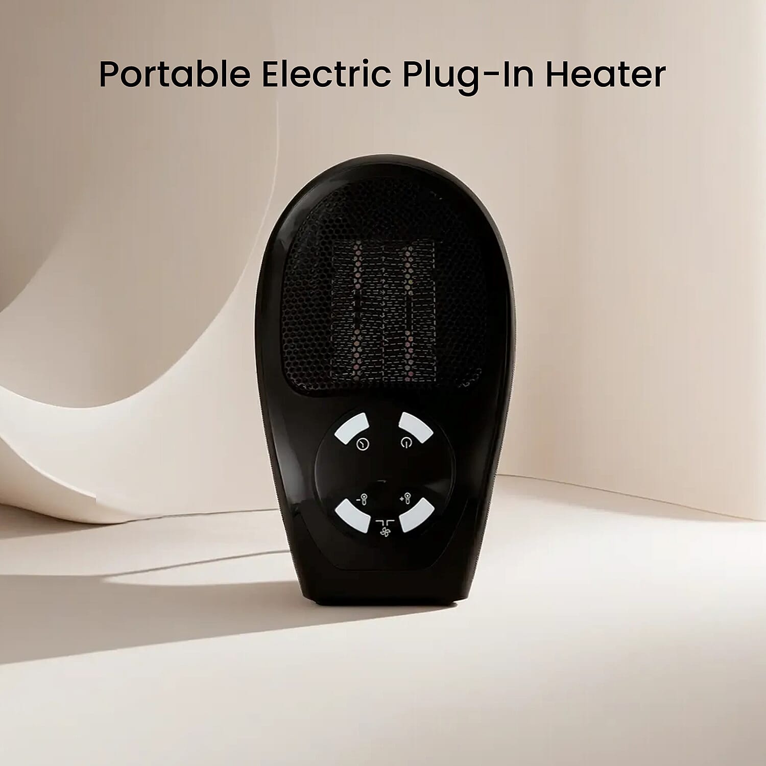 Heater (Size 10x20 cm) - Black