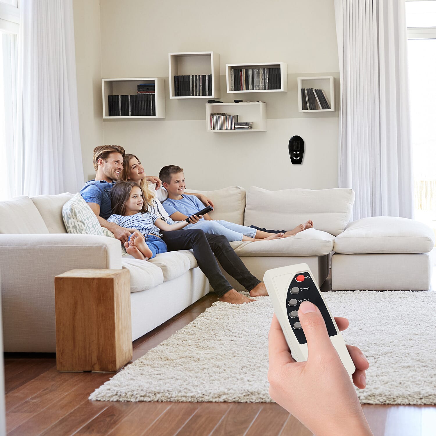 Heater (Size 10x20 cm) - Black