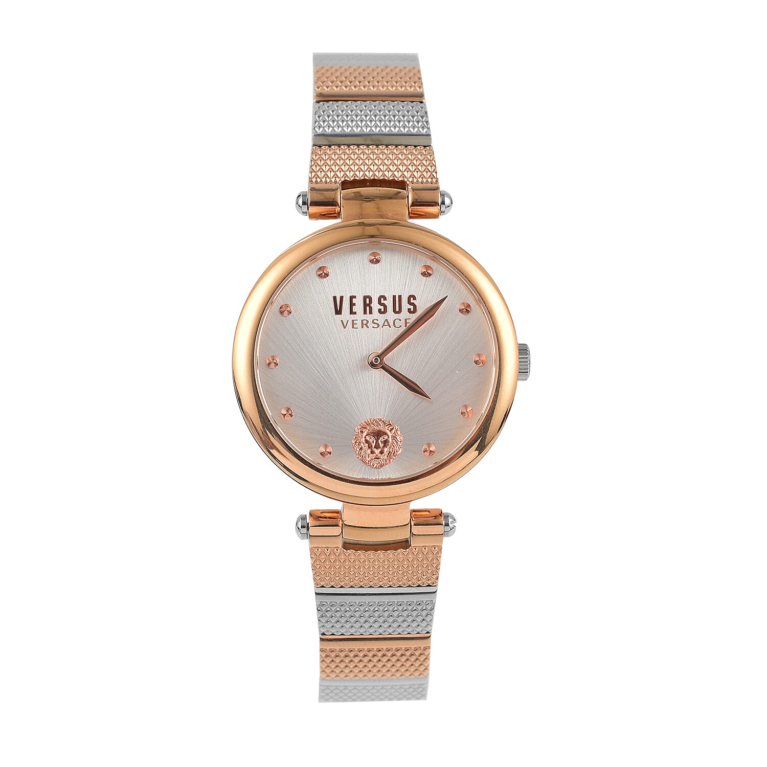 Versace Versus Los Feliz Quartz Movement Water Resistant Aanalog Watch  with Stainless Steel Strap in Dual Tone