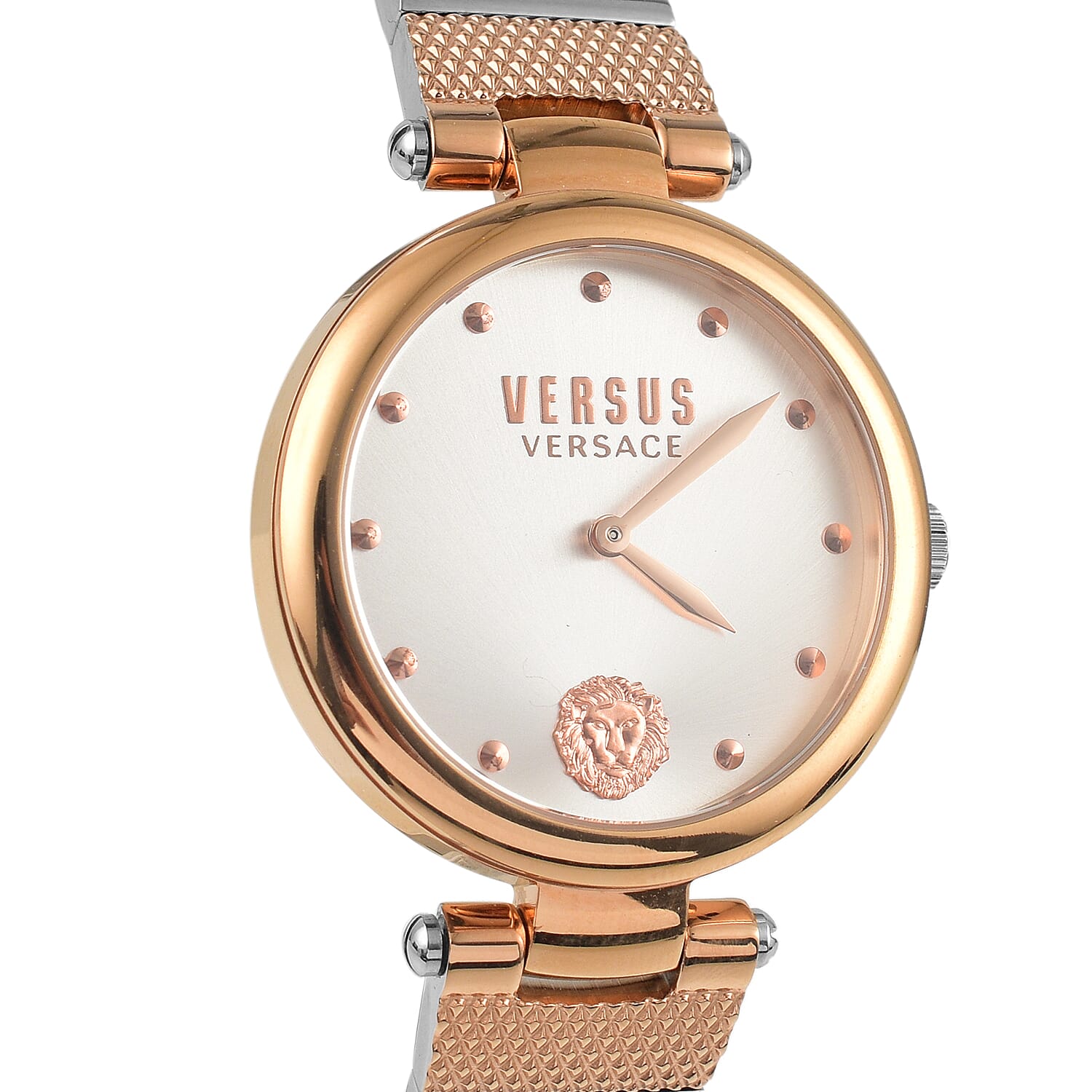 Versace Versus Los Feliz Quartz Movement Water Resistant Aanalog Watch  with Stainless Steel Strap in Dual Tone