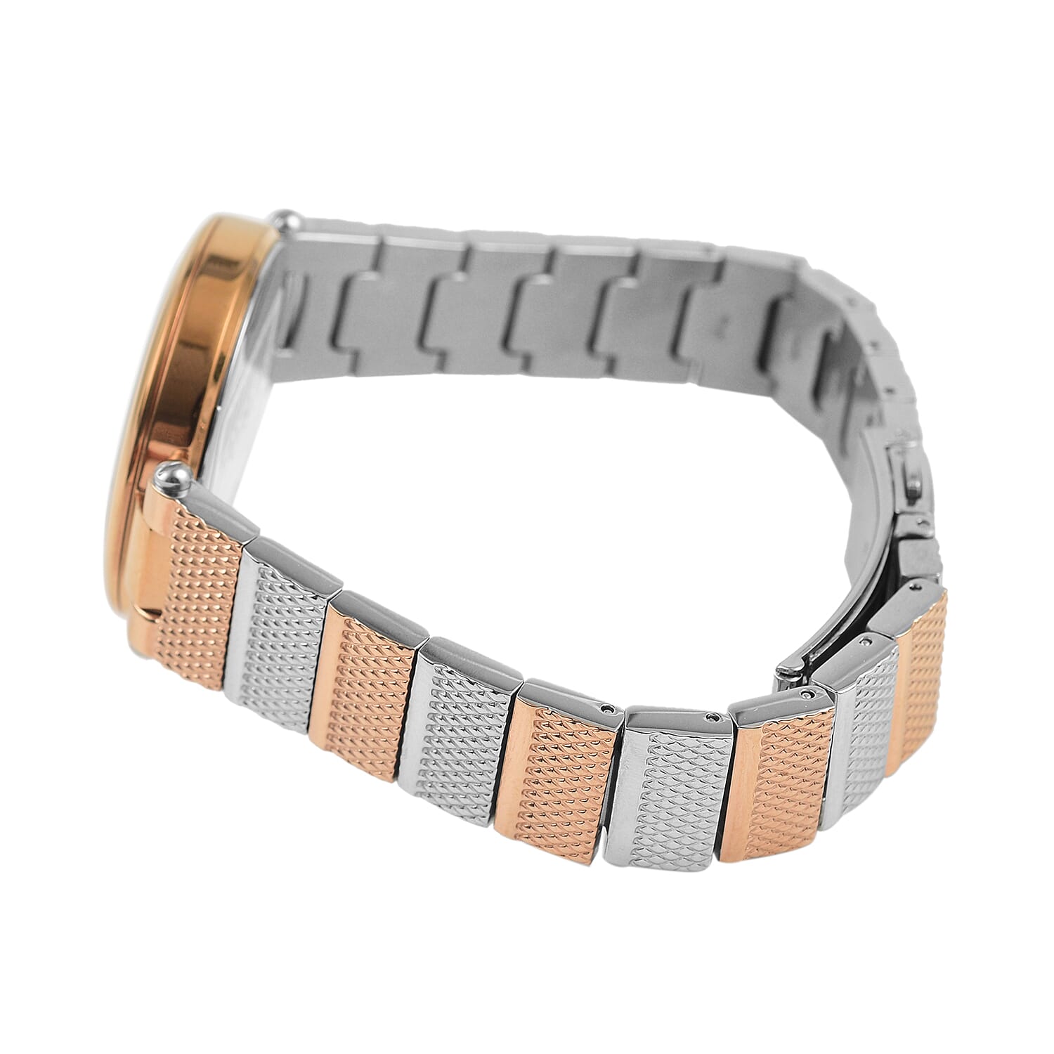 Versace Versus Los Feliz Quartz Movement Water Resistant Aanalog Watch  with Stainless Steel Strap in Dual Tone