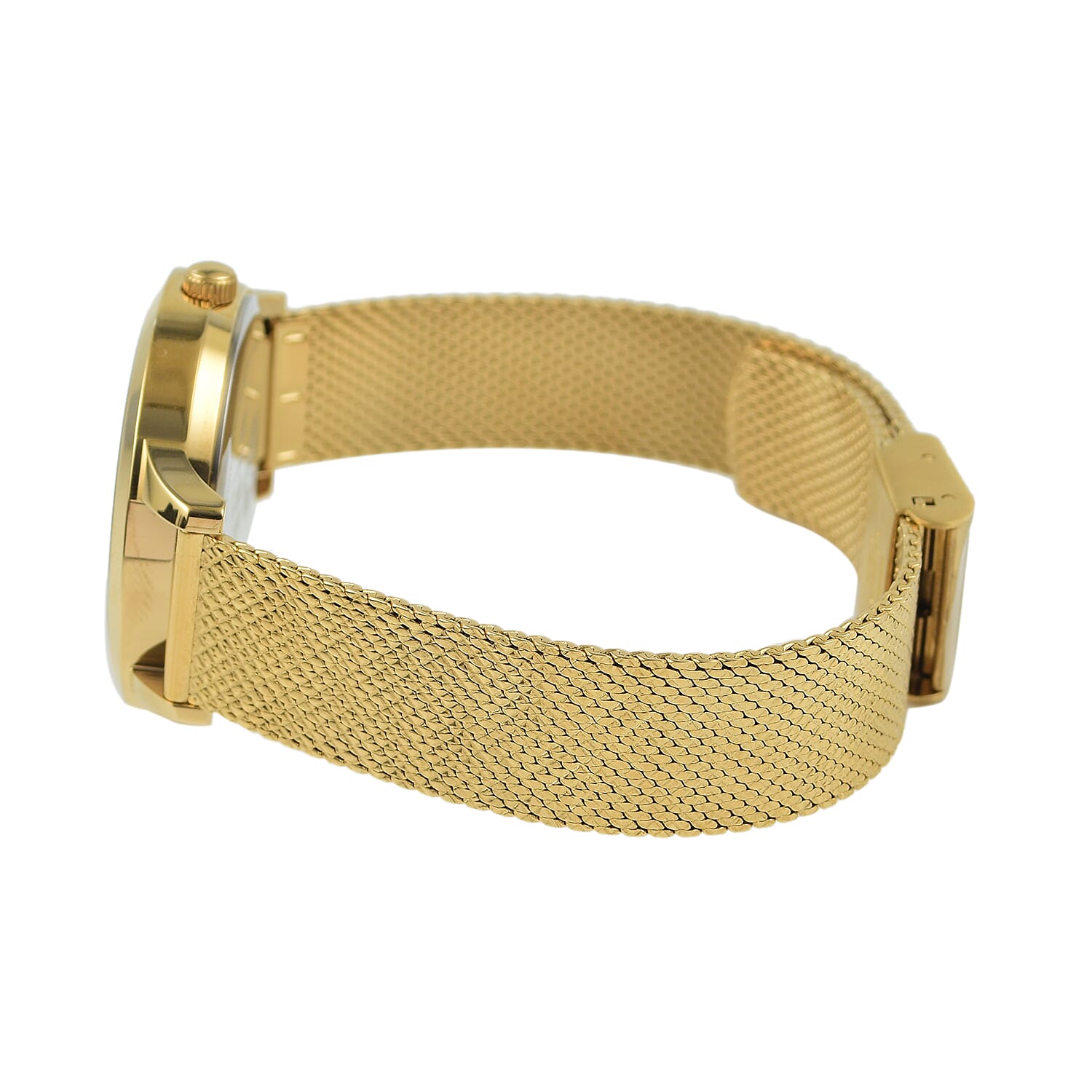 VERSACE VERSUS Gold Watch With Milanese Strap With Packaging