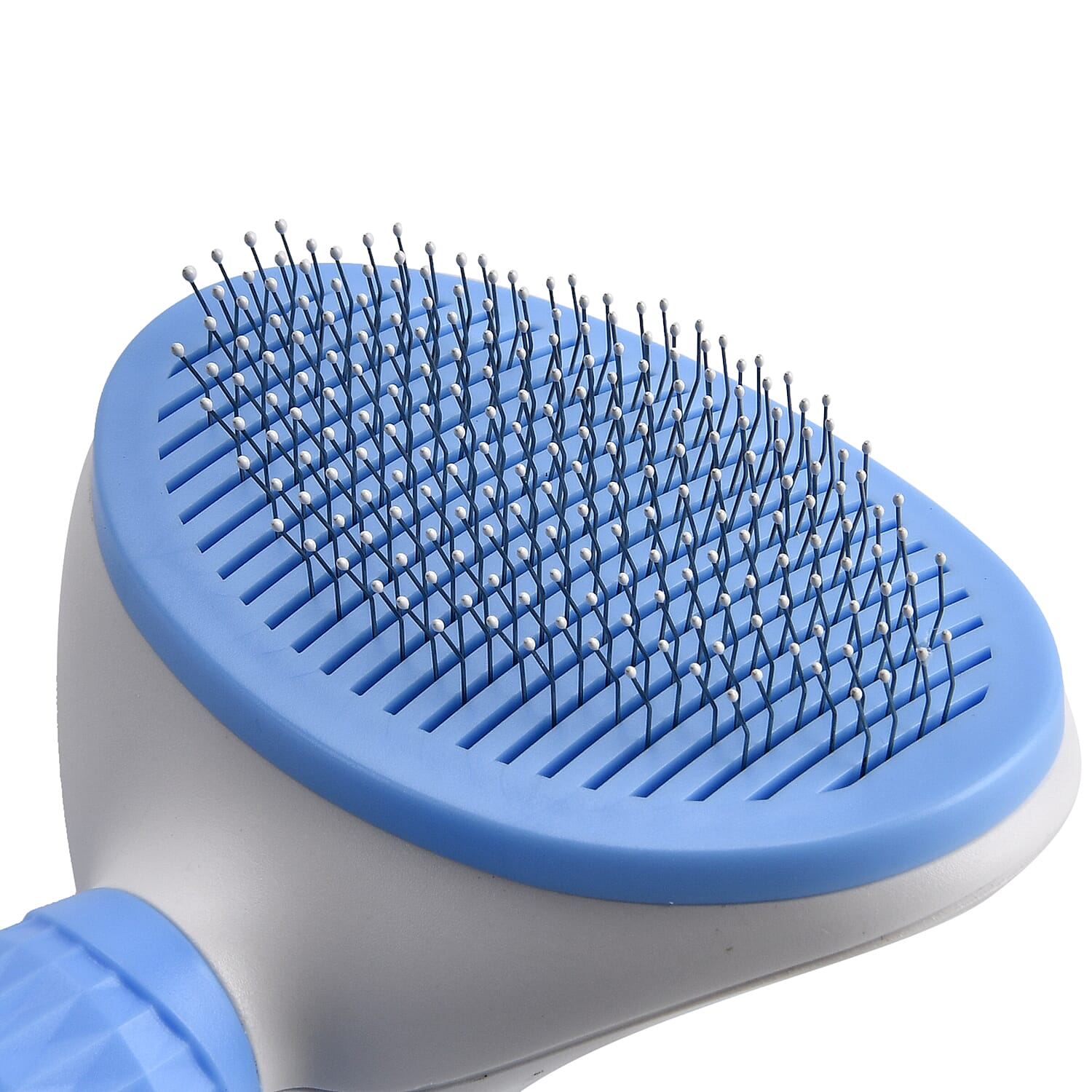 Set of 2 Pet Self-Cleaning Comb - Blue