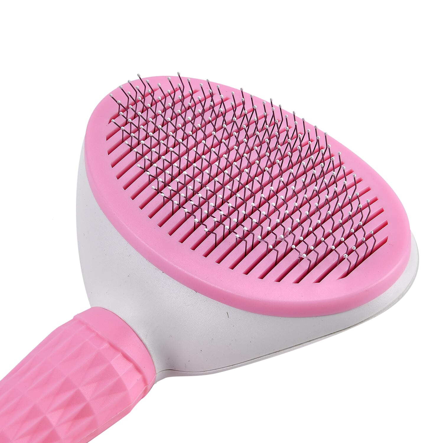 Set of 2 Pet Self-Cleaning Comb - Pink