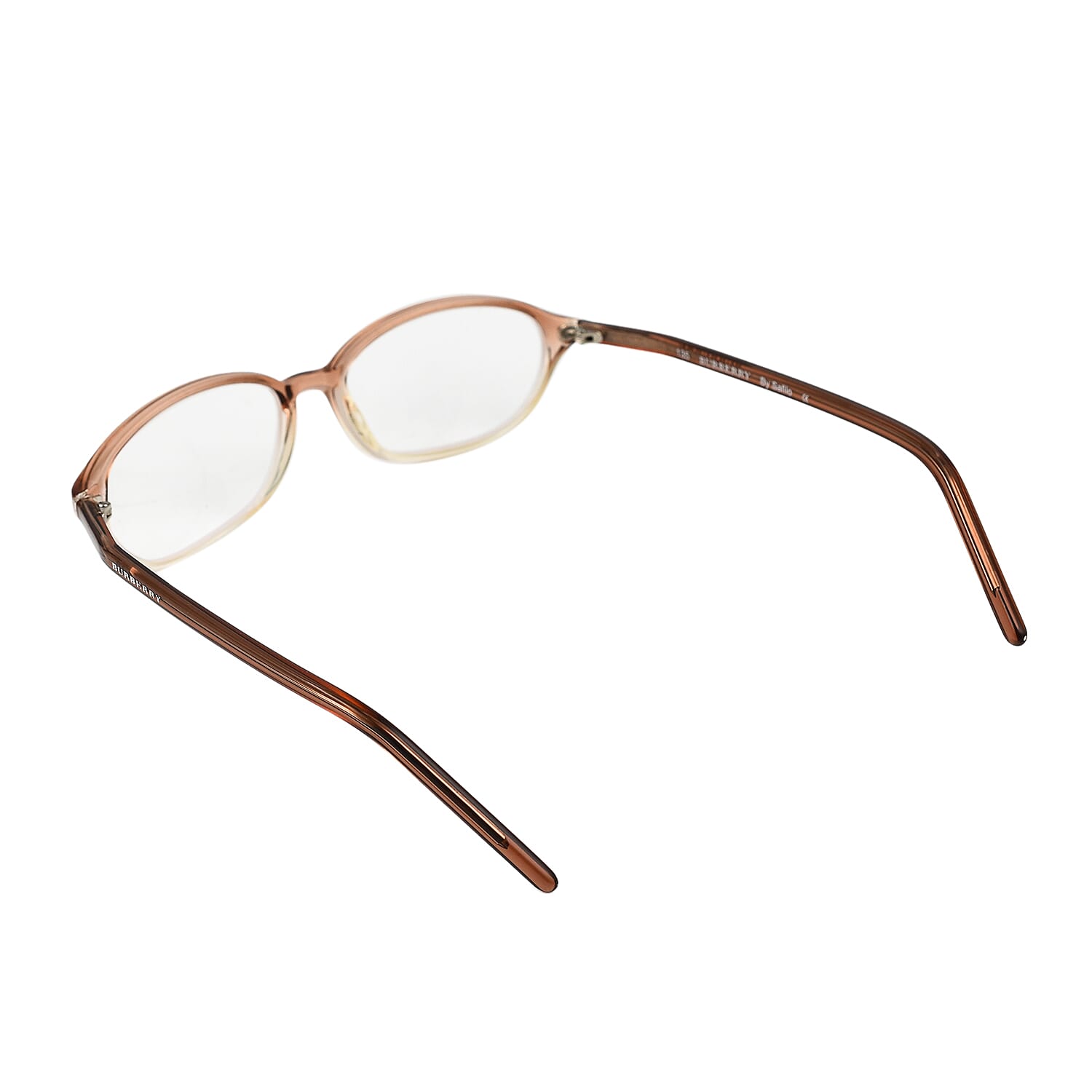 Designer Closeout BURBERRY reading glass (-4.0D) Oval frame- light Brown