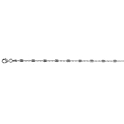 Italian Close Out - Sterling Silver Confetti Bracelet (Size - 7.5)