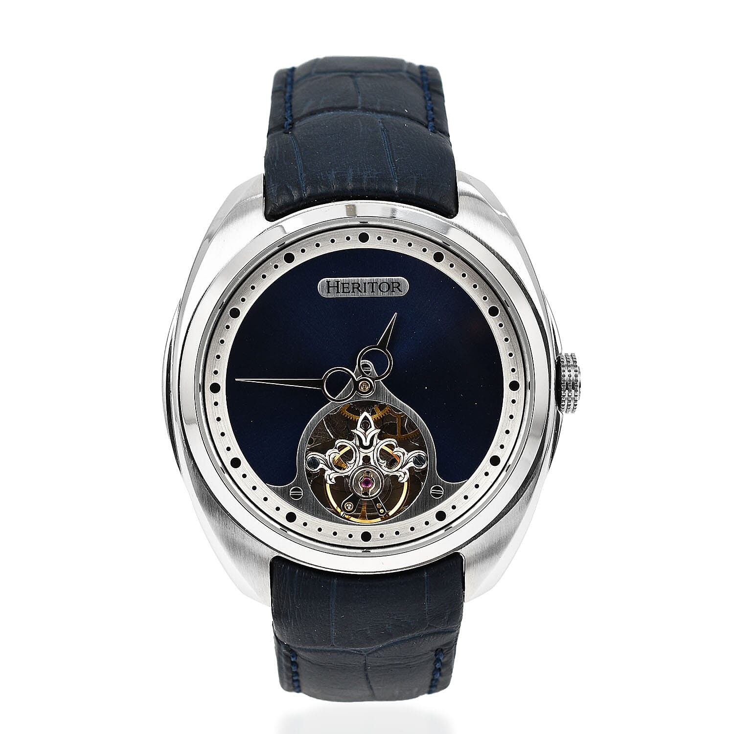 Heritor Automatic Mens Watch in Stainless Steel