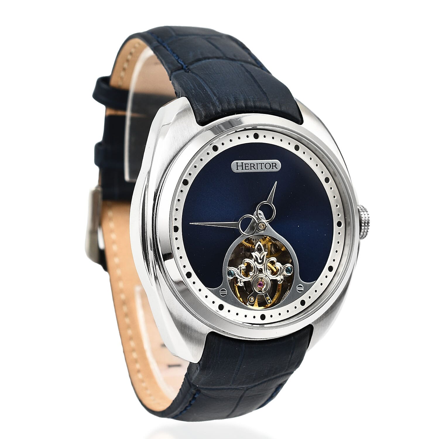 Heritor Automatic Mens Watch in Stainless Steel