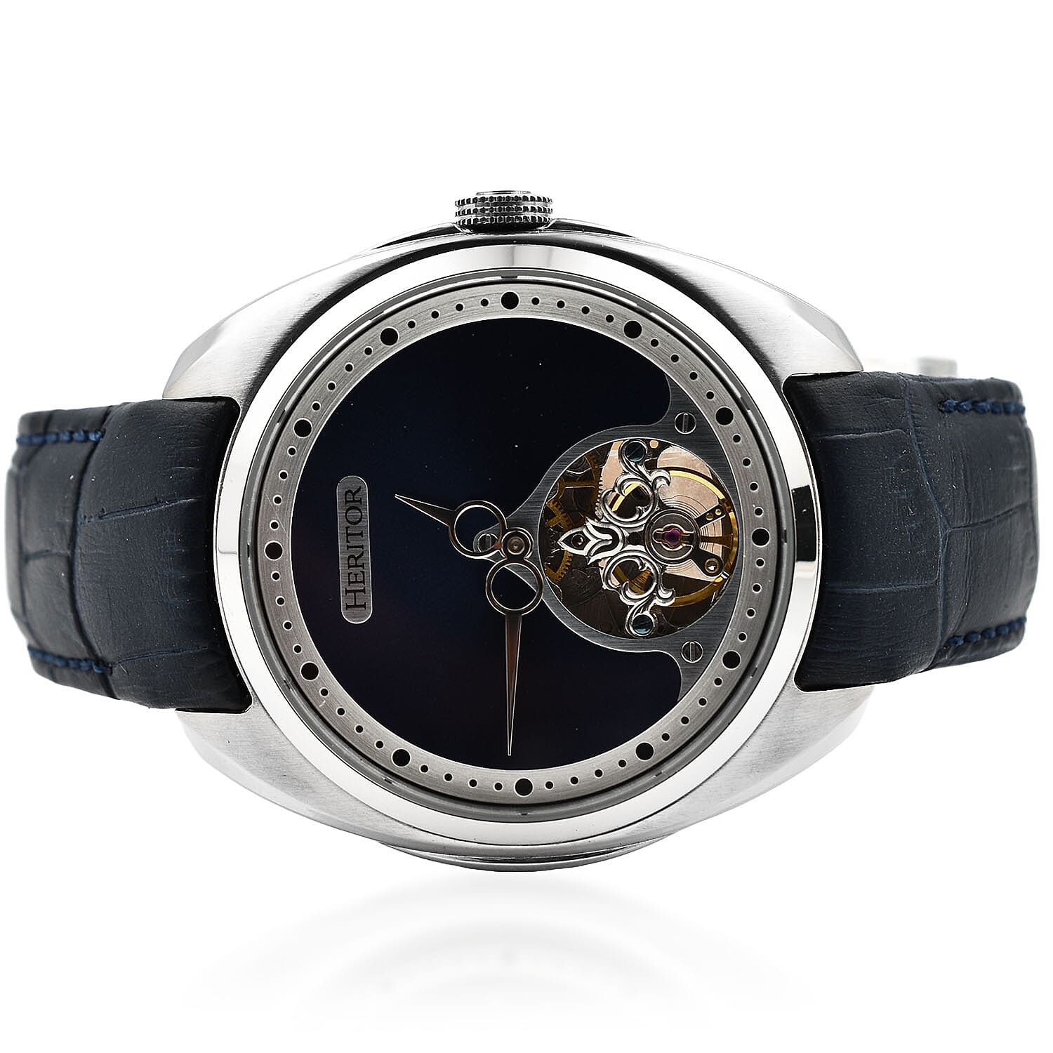 Heritor Automatic Mens Watch in Stainless Steel