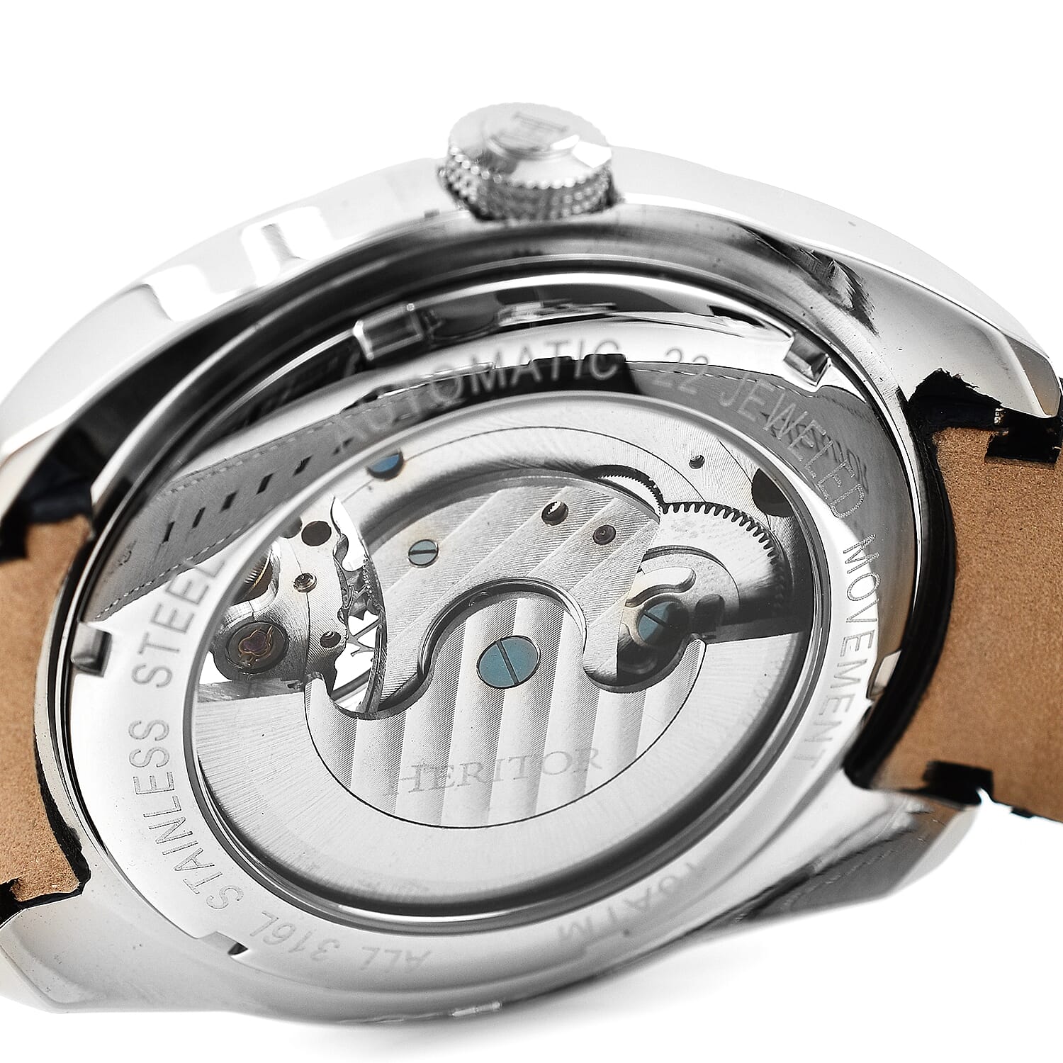 Heritor Automatic Mens Watch in Stainless Steel