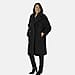Drop Shoulder Oversized Teddy Bear Coat - Brown