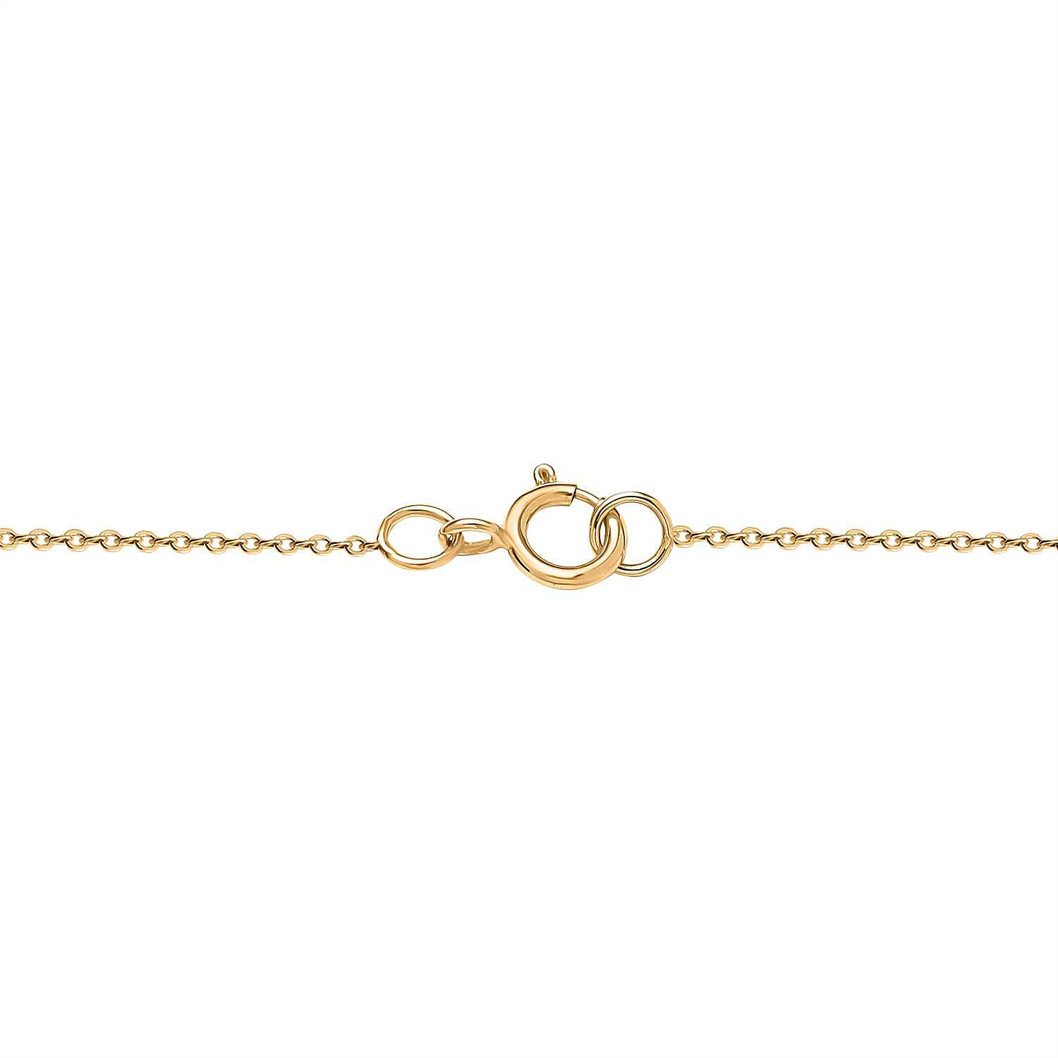 New York Closeout - Designer Inspired Diamond (I1-I2) Station Necklace in 14K Yellow Gold (Size - 18)