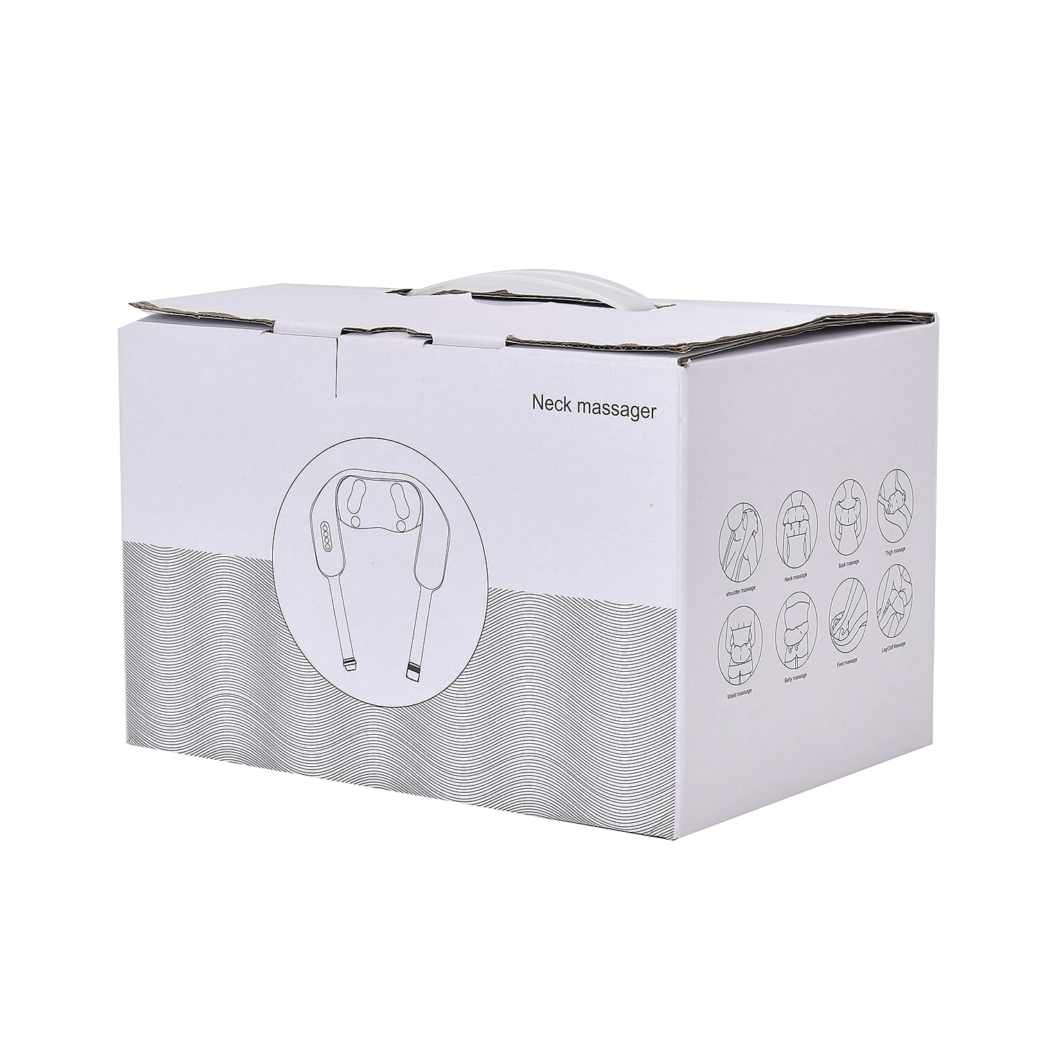 Neck Device (Size 132x12 cm) - Cream & Cream