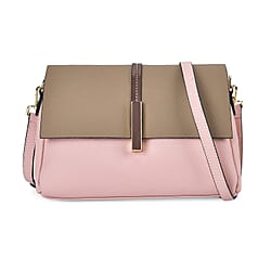 Genuine Leather Solid Crossbody Bag with Long Shoulder Strap