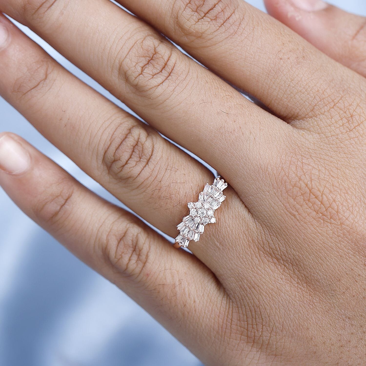 Pink Diamond Find of 2024 - 9K Rose Gold SGL Certified Pink Diamond Ring 0.50 Ct.