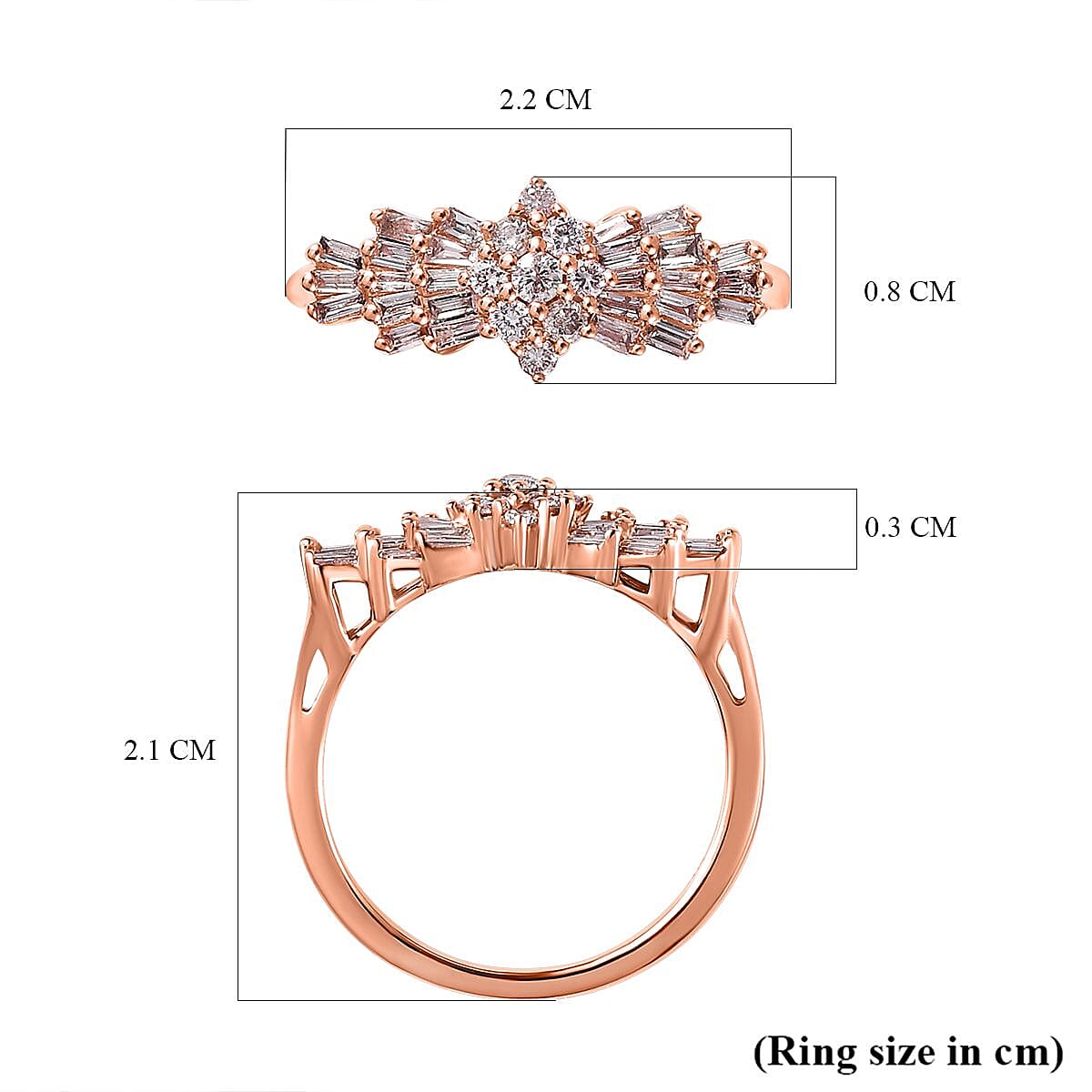 Pink Diamond Find of 2024 - 9K Rose Gold SGL Certified Pink Diamond Ring 0.50 Ct.