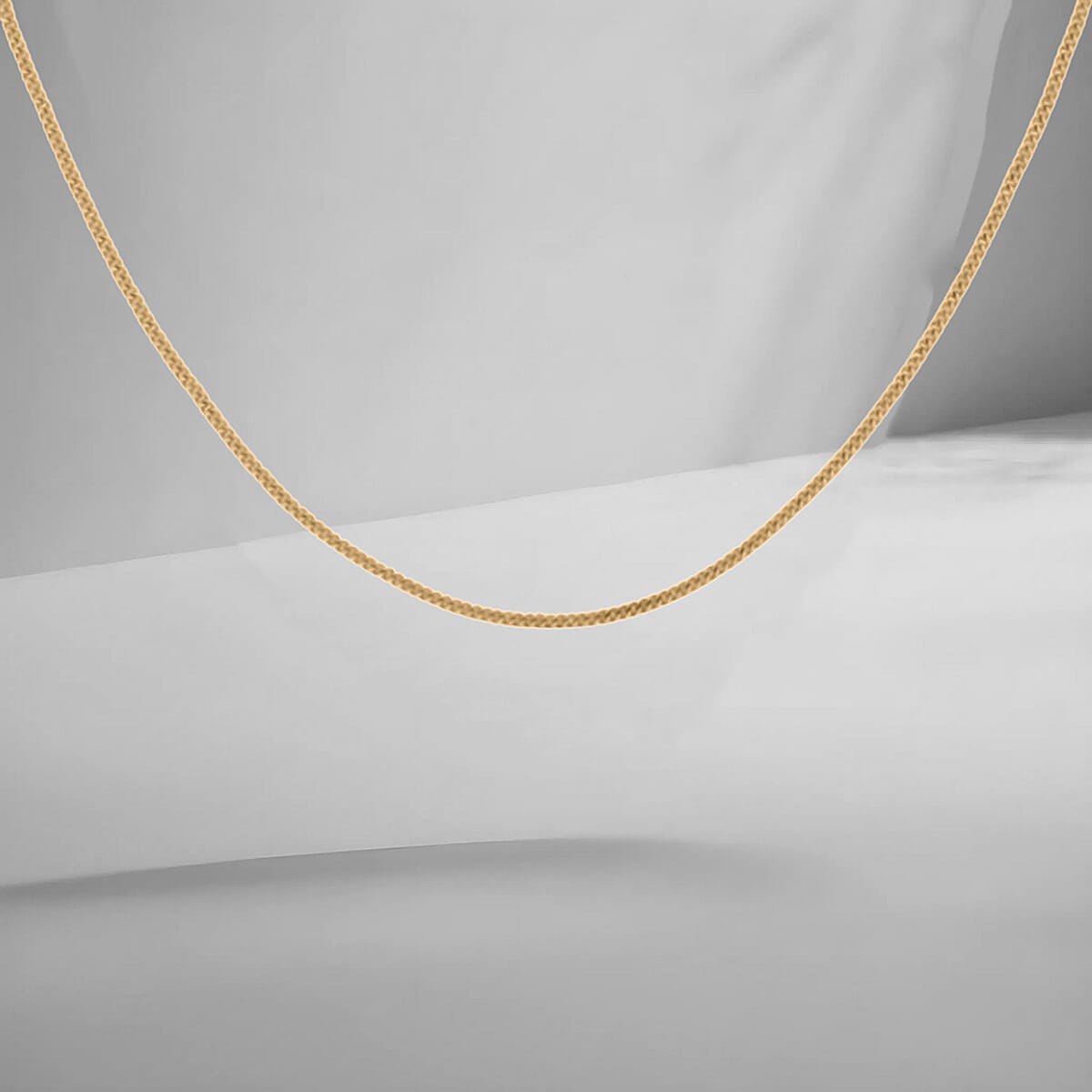 One Time Closeout - 9K Yellow Gold Diamond Cut Curb Chain (Size 18), Gold Wt. 4.2 Gms