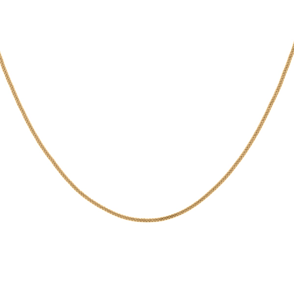 One Time Closeout - 9K Yellow Gold Diamond Cut Curb Chain (Size 18), Gold Wt. 4.2 Gms
