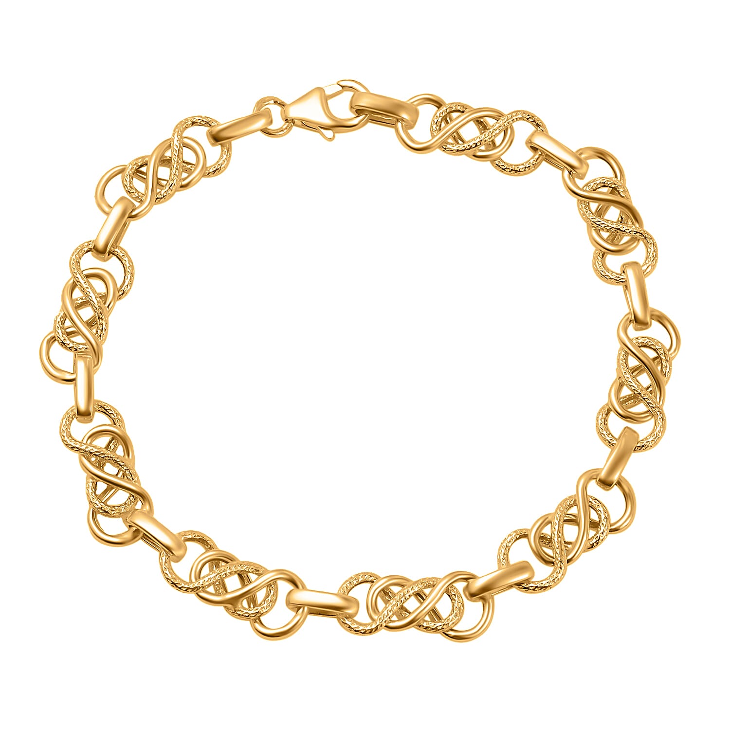 9K Yellow Gold Celtic Bracelet (Size - 7.5), Gold Wt 3.70 Gms