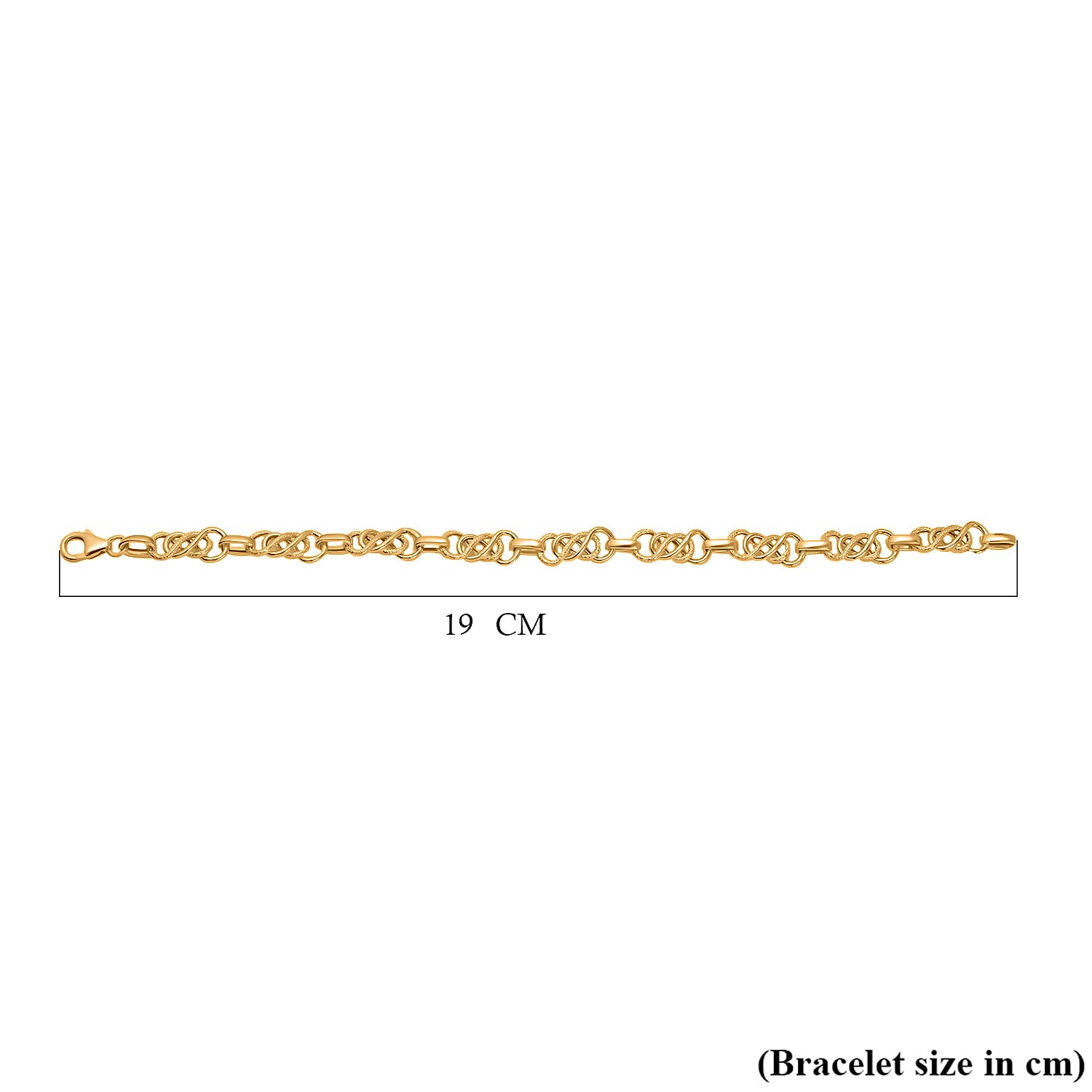 9K Yellow Gold Celtic Bracelet (Size - 7.5), Gold Wt 3.70 Gms