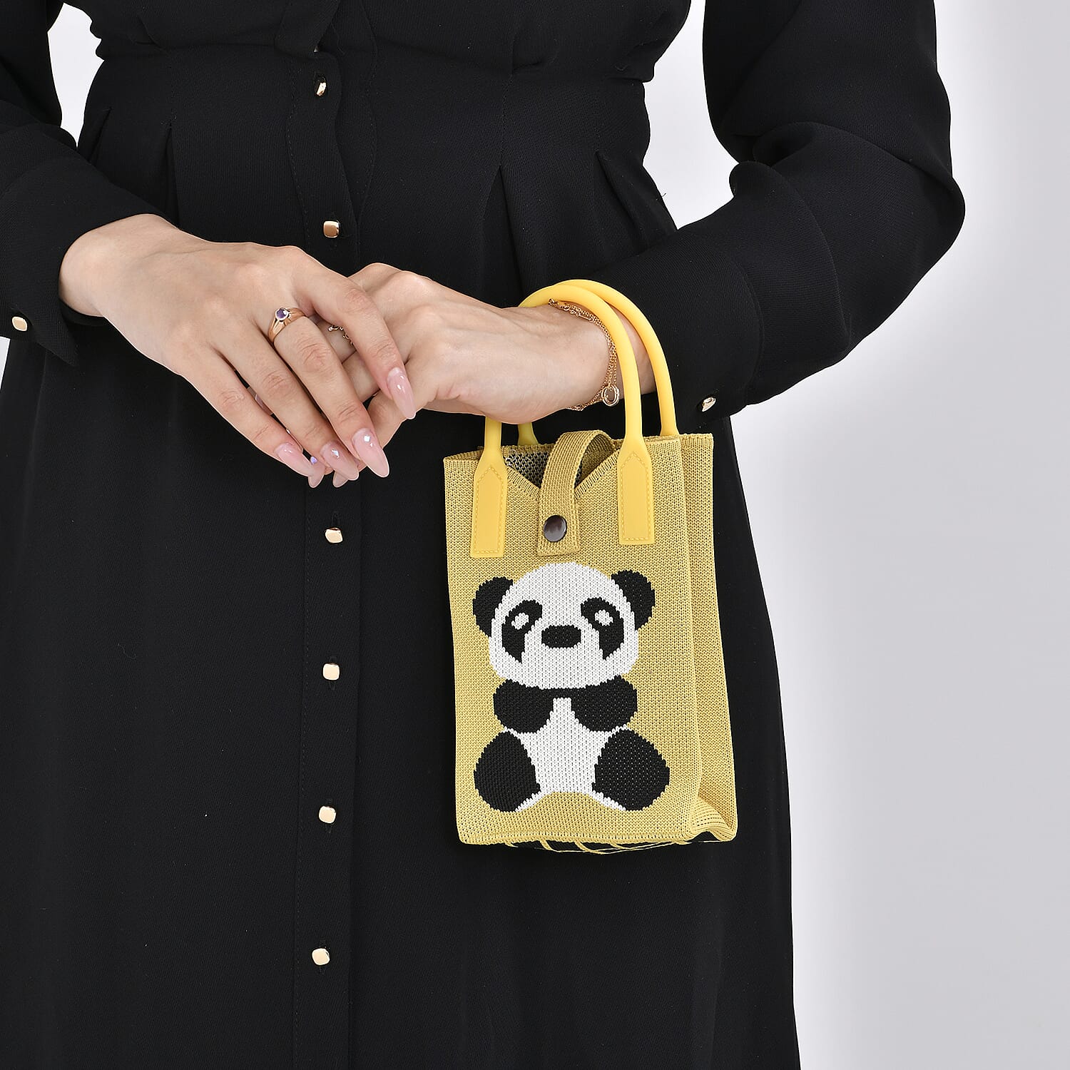 Panda Pattern Crossbody Cell Phone Bag - Panda