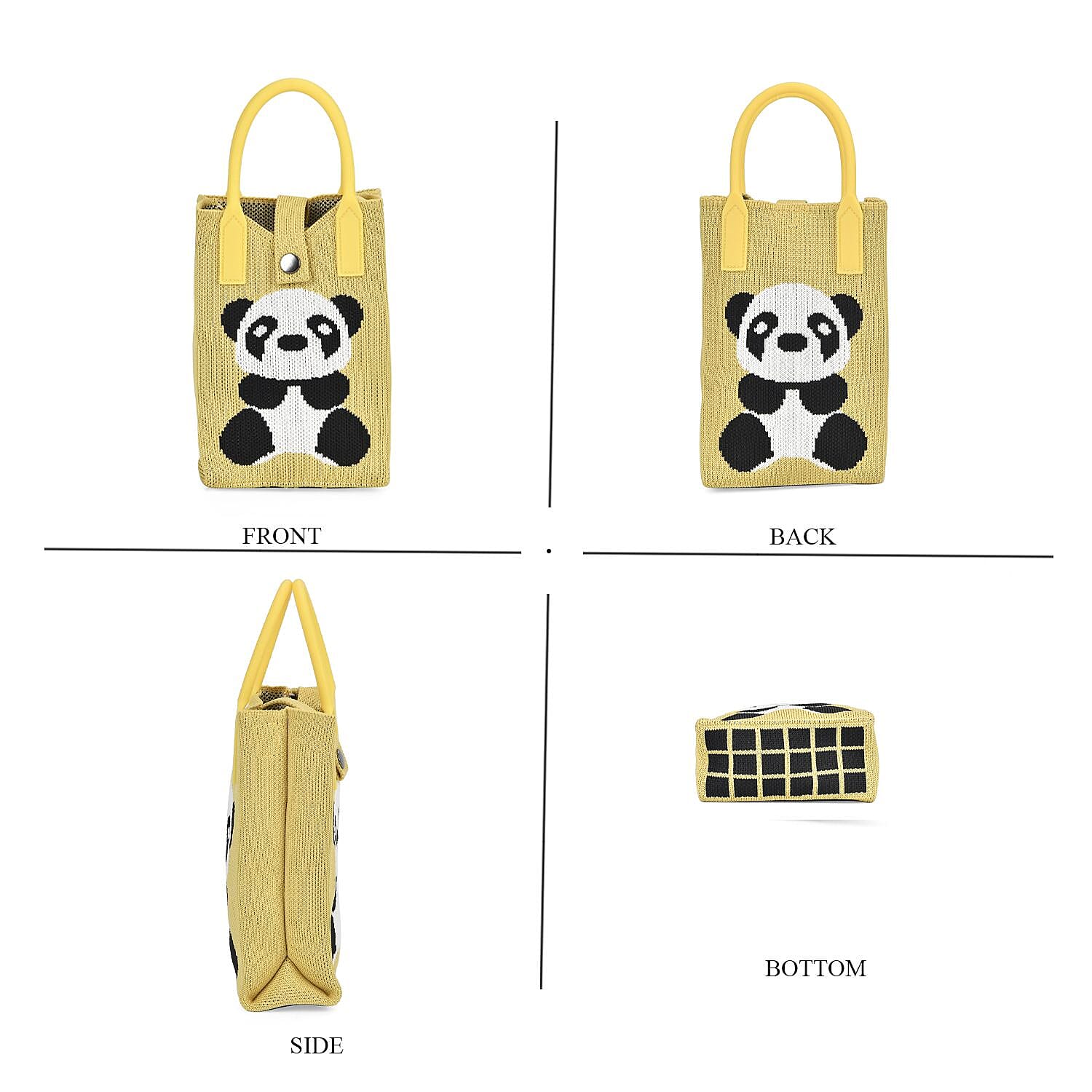 Panda Pattern Crossbody Cell Phone Bag - Panda