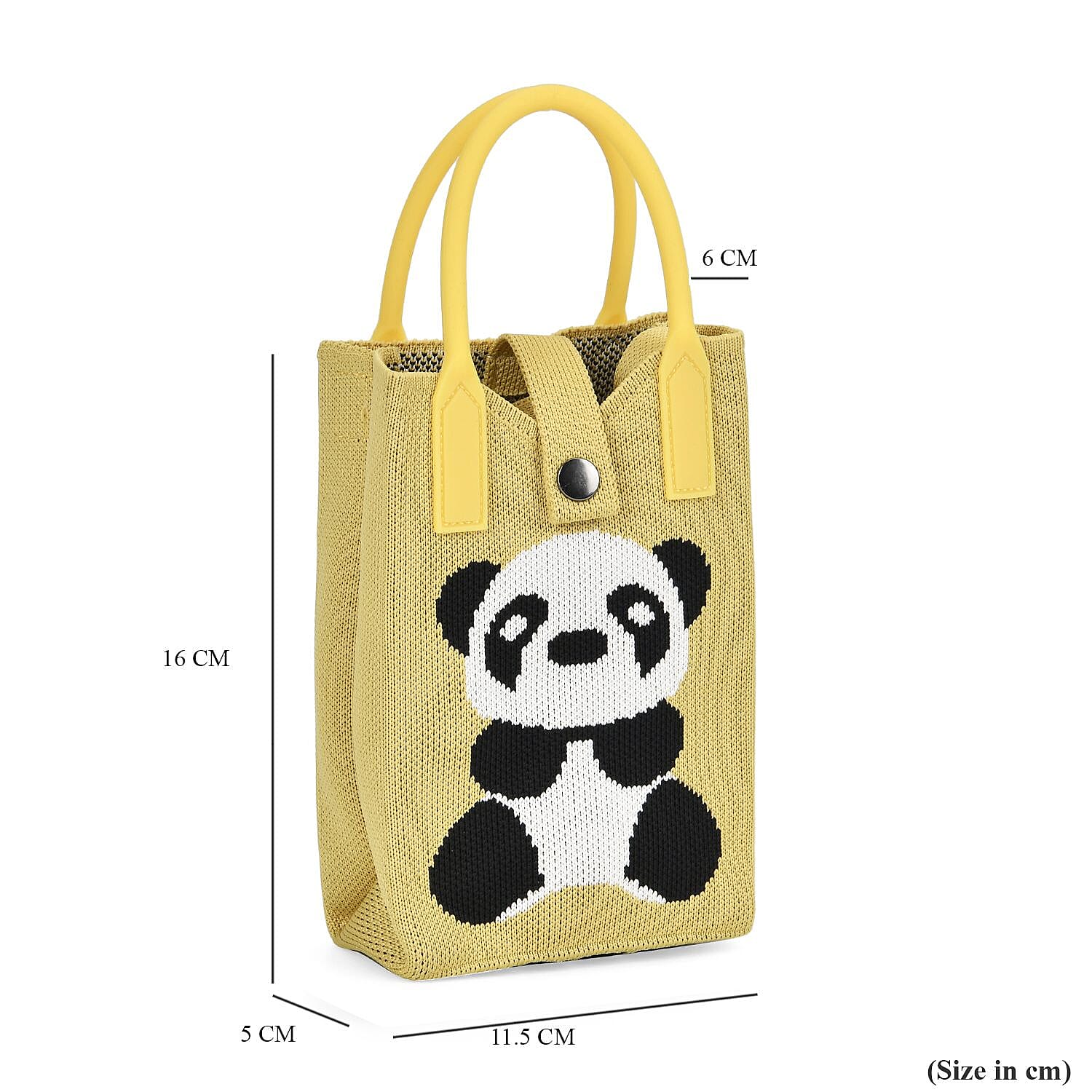Panda Pattern Crossbody Cell Phone Bag - Panda
