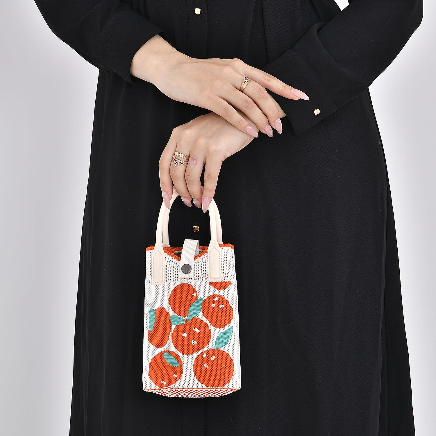 Apple Pattern Crossbody Cell Phone Bag - Apple