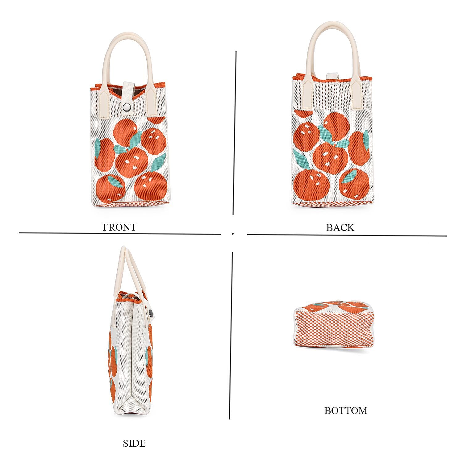 Apple Pattern Crossbody Cell Phone Bag - Apple