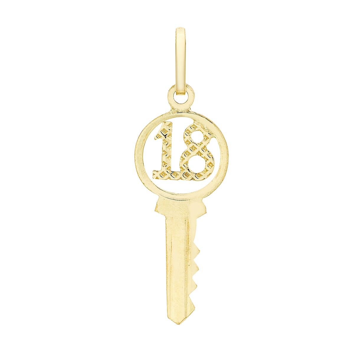 9K Yellow Gold  Pendant,  Gold Wt. 0.65 Gms