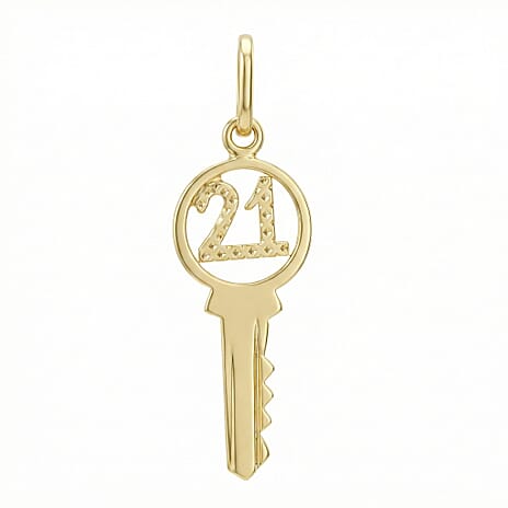 9K Yellow Gold  Pendant,  Gold Wt. 0.62 Gms