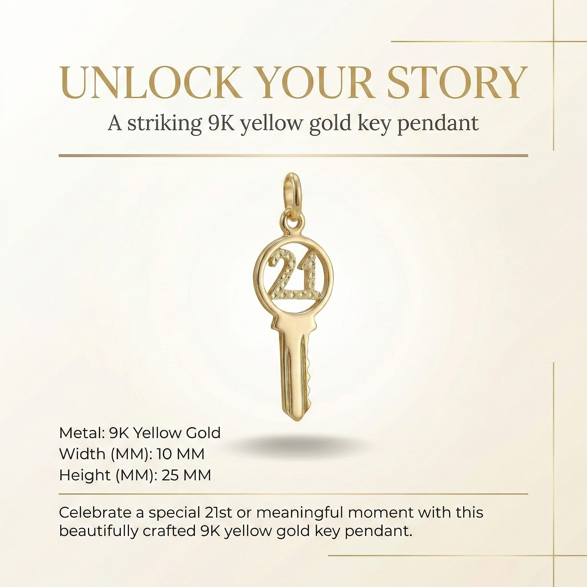 9K Yellow Gold  Pendant,  Gold Wt. 0.62 Gms