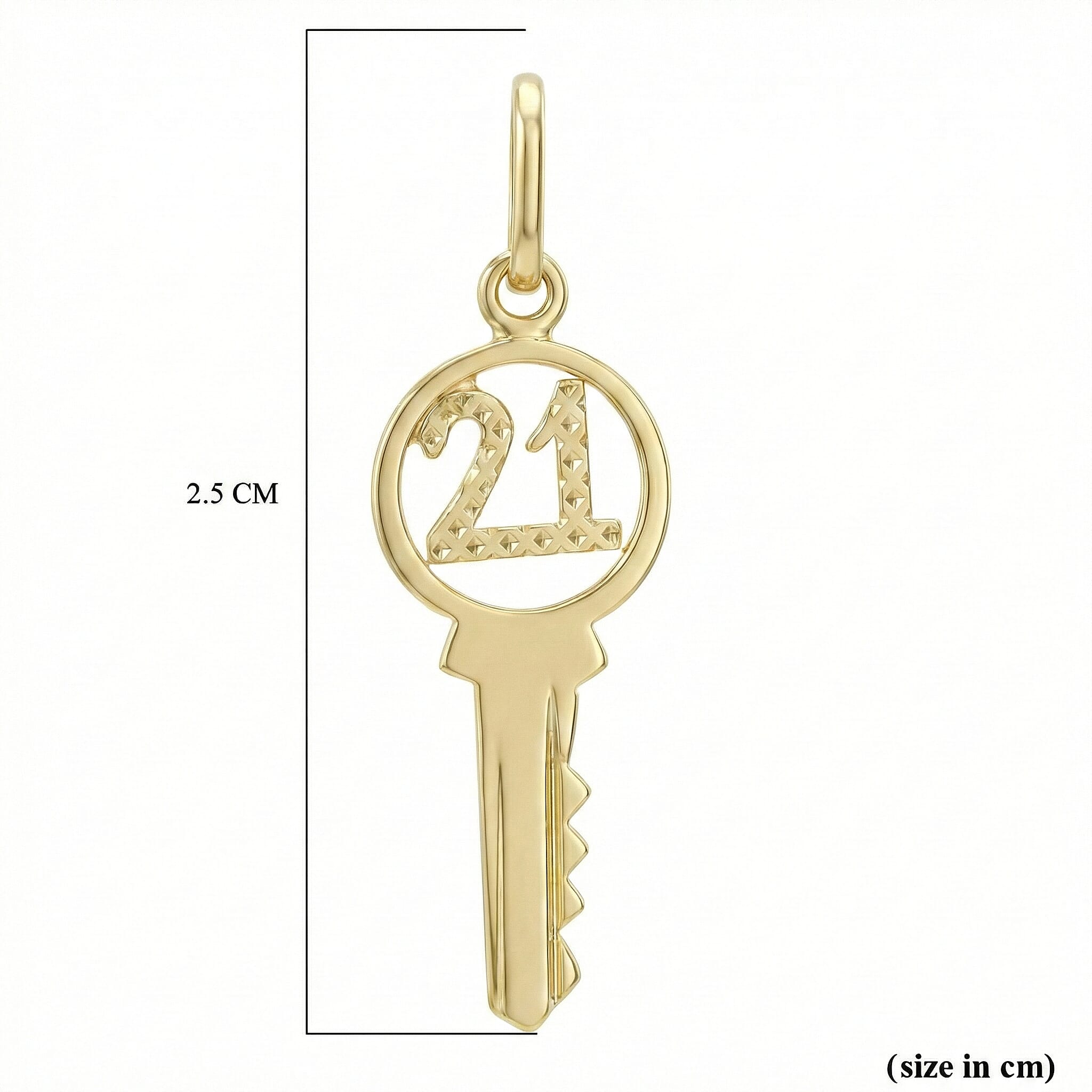 9K Yellow Gold  Pendant,  Gold Wt. 0.62 Gms