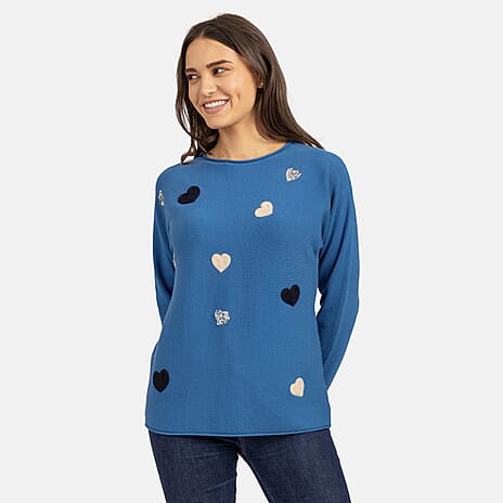 Viscose Knitted Jumper (Size 1x1 cm) - HIGH TIDE