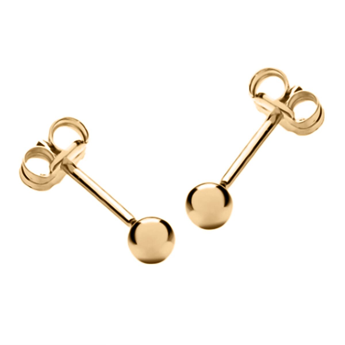 Hatton Garden Close Out Deal - 9K Yellow Gold Ball Stud Earring